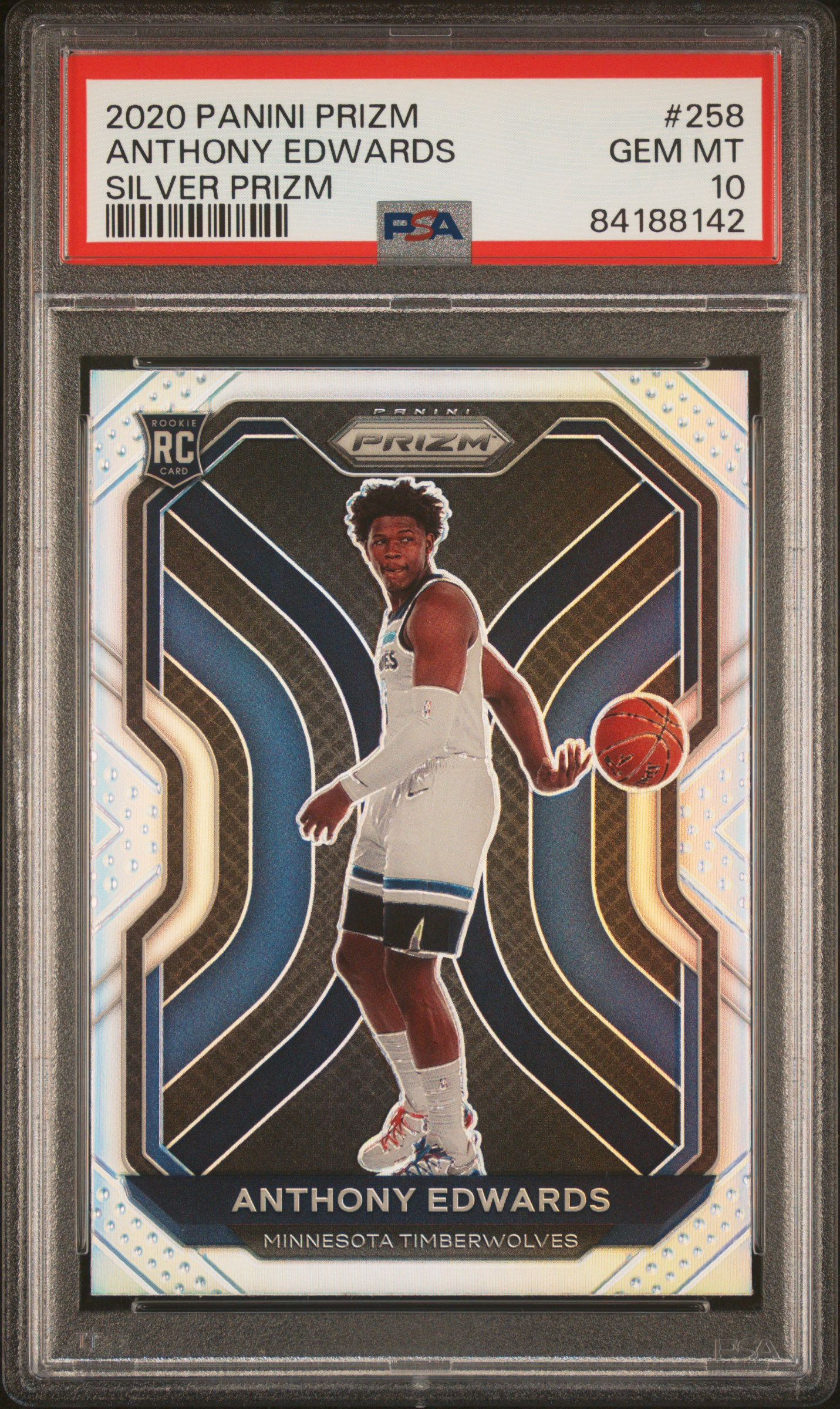 Anthony Edwards - Silver Prizm #258